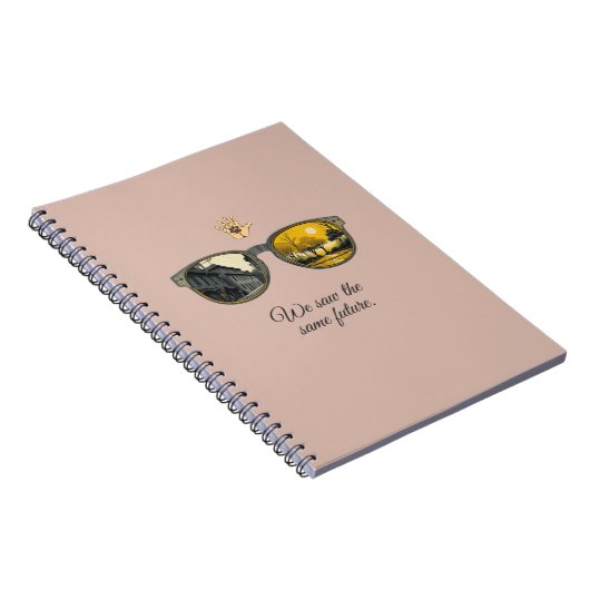 We saw the same future ノートブック (右側)