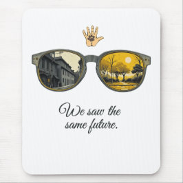 We saw the same future マウスパッド