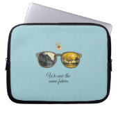 We saw the same future ラップトップスリーブ (正面)