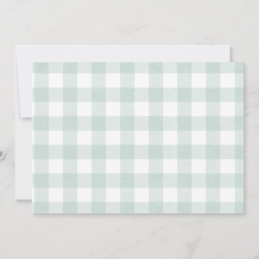 We Scream Four Ice Cream Bow 4th Birthday Photo 招待状 (裏面)