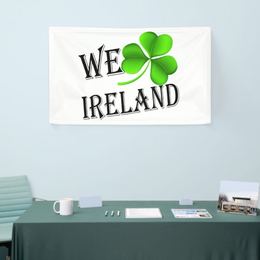 We Shamrock Ireland bk (h) bnrcnt 横断幕 (トレードショー)