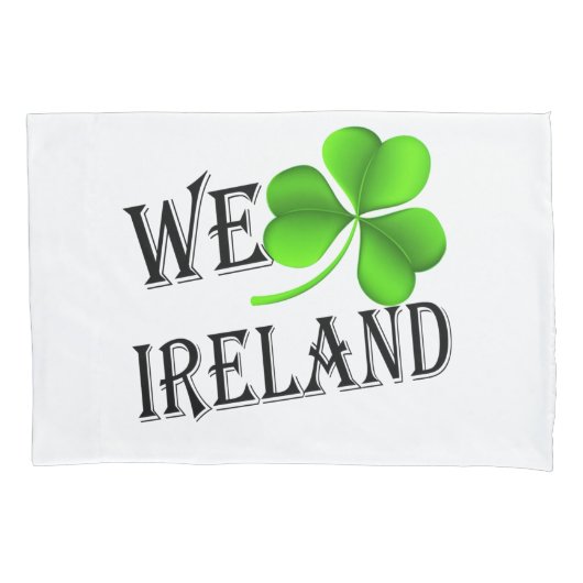 We Shamrock Ireland bk pccnt 枕カバー (正面)