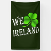 We Shamrock Ireland wt (v) bnrcnt 横断幕 (縦)