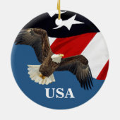 We Stand/統一されたUSA セラミックオーナメント (裏面)