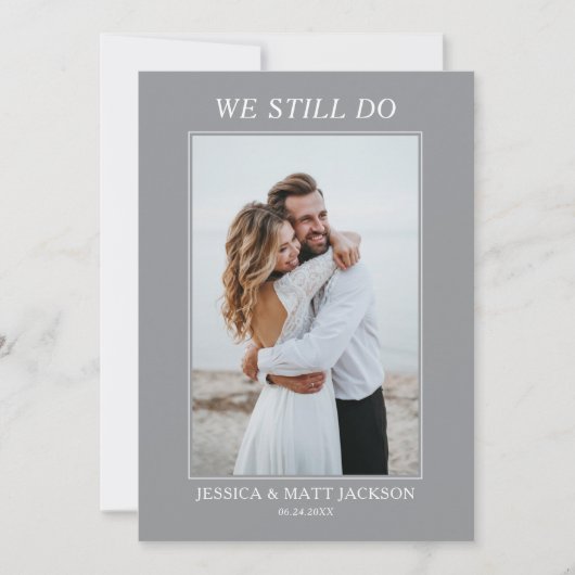 We Still Do 25th Wedding Anniversary Celebration 招待状 (正面)