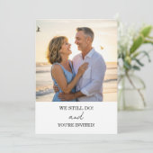 We Still Do 30th Wedding Anniversary Photo 招待状 (スタンド正面)