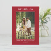 We Still Do 40th Ruby Wedding Anniversary  招待状 (スタンド正面)