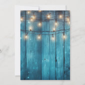 We Still Do 50th Wedding Anniversary String Lights 招待状 (裏面)