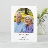 We Still Do 55th Wedding Anniversary Photo 招待状 (スタンド正面)