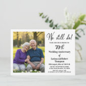 We Still Do 70th Wedding Anniversary Photo 招待状 (スタンド正面)