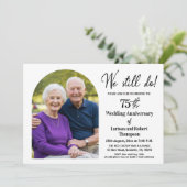 We Still Do 75th Wedding Anniversary Photo 招待状 (スタンド正面)