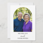 We Still Do 75th Wedding Anniversary Photo 招待状 (正面)