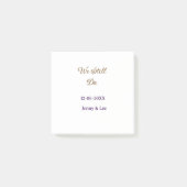 We still do brown pink name date year boho retro s ポストイット (正面)