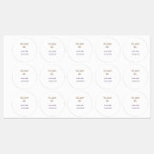 We still do brown pink name date year boho retro s ラベル (シート)