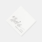 We Still Do Elegant Wedding Anniversary スタンダードカクテルナプキン (角)