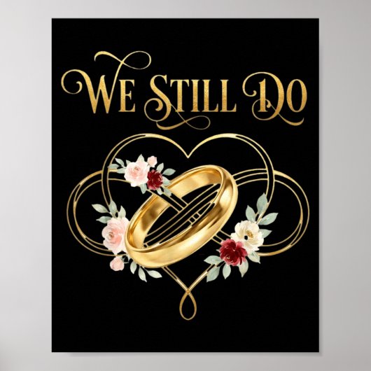 We Still Do Timeless Couple Idea 15th Wedding Anni ポスター (正面)