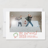 We Survived 2025 Funny Holiday Photo Card シーズンカード (正面)