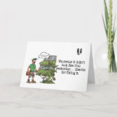 We Swear It Didn’t Look Like This Yesterday サンキューカード (正面)