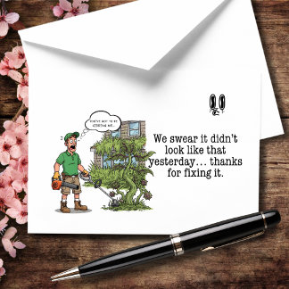 We Swear It Didn’t Look Like This Yesterday サンキューカード