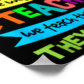 We Teach The Way They Learn Sped Special Education ポスター (角)