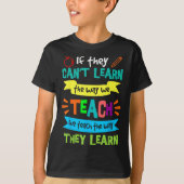 We Teach The Way They Learn Sped Special Education Tシャツ (正面)