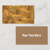 We the Peoble 名刺 (正面/裏面)