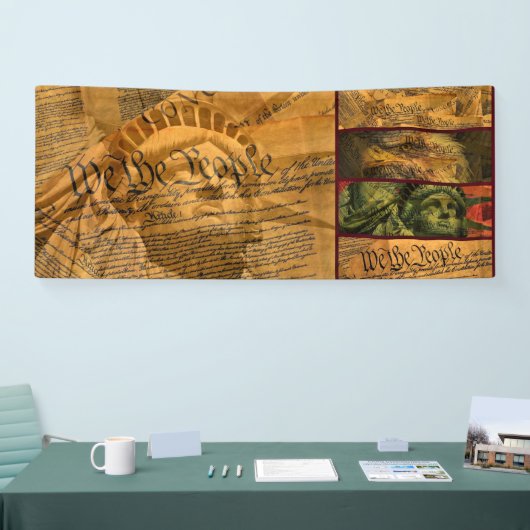 We the Peoble 横断幕 (トレードショー)