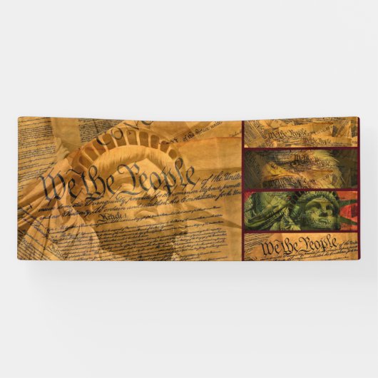 We the Peoble 横断幕 (横)