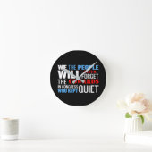 we the people... ラウンド壁時計 (ホーム)