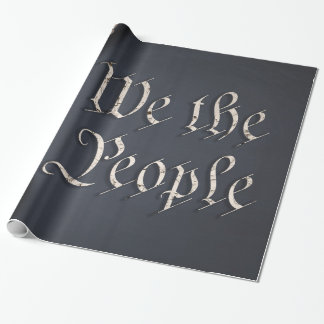 We the People ラッピングペーパー