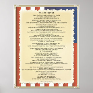 「We The People」リー・クレイトン – ポスター