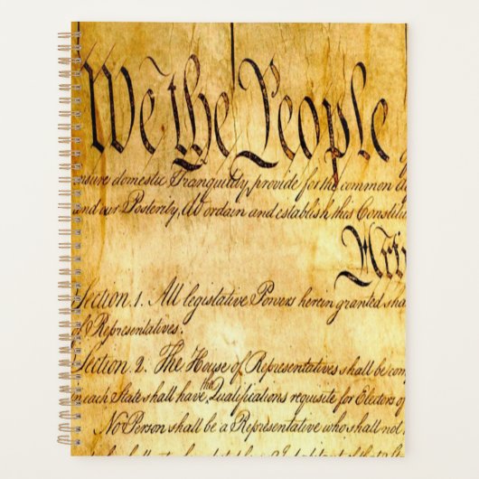 We the People – 憲法 プランナー手帳 (正面)