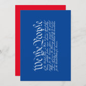 We the People 招待状 (正面/裏面)