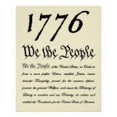 We the People - 1776 ポスター (正面)
