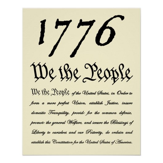 We the People - 1776 ポスター (正面)