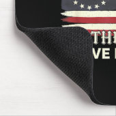 We The People 1776 American Flag Serve No Kings  マウスパッド (コーナー)