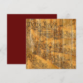 We the People American Constitution Note Card ノートカード (正面/裏面)