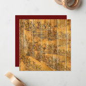 We the People American Constitution Note Card ノートカード (正面/裏面インサイチュ)