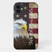 We The People American Flag Bald Eagle  Case-Mate iPhoneケース (裏面)