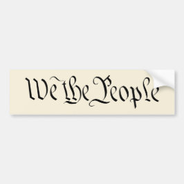 We the People Bumper Stecker バンパーステッカー