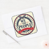 We the people classic American emblem  スクエアシール (封筒)