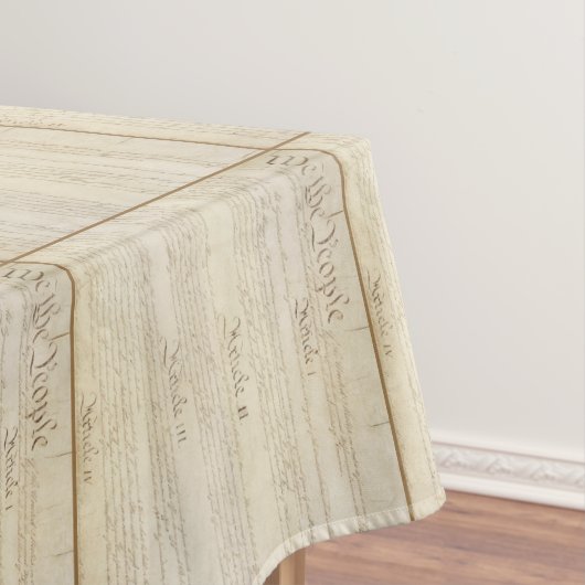 We the People Constitution Article I-IV Lawyer テーブルクロス (インサイチュ)