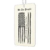 We The People Distressed Flag カーエアーフレッシュナー (左)