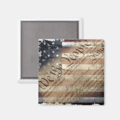 WE THE PEOPLE INDUSTRIAL USAヴィンテージマグネット マグネット (正面/裏面)