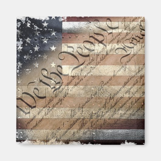 WE THE PEOPLE INDUSTRIAL USAヴィンテージマグネット マグネット (正面)