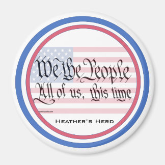 We, the People Magnet - Heather's Herd マグネット
