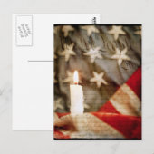 We the People Memorial Candleはがき ポストカード (正面/裏面)