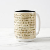 We the People Mug 250 Year Anniversary of America ツートーンマグカップ (正面右)