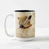 We the People Mug 250 Year Anniversary of America ツートーンマグカップ (左)