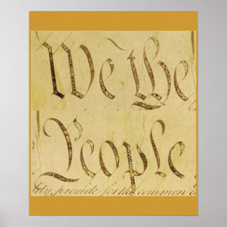 We the People Poster ポスター